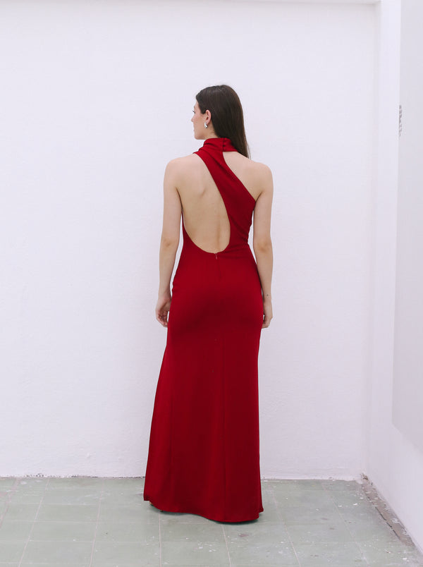 RED LONG DRESS